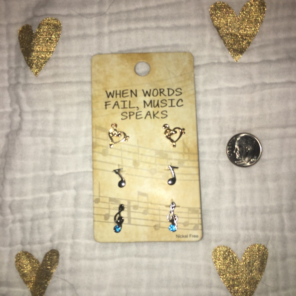 3/$12 Music Earrings